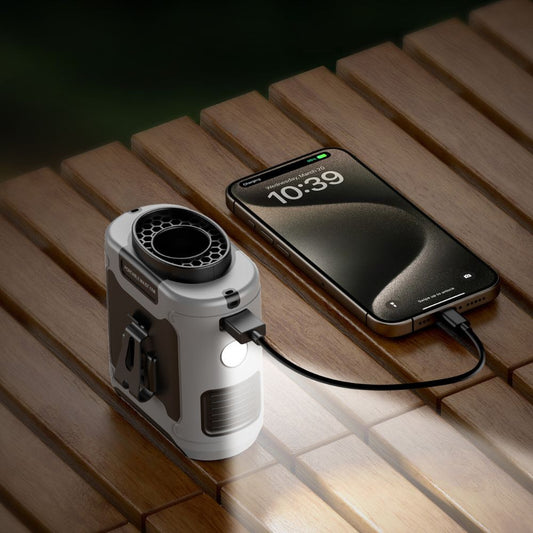 10,000mAh Outdoor Waist Fan and Power Bank Convenient Portable Neck Fan - The Grand Bazaar of Australia