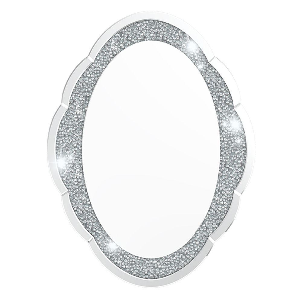 Cloud-shaped Accent Mirror with Crushed Diamonds - The Grand Bazaar of Australia