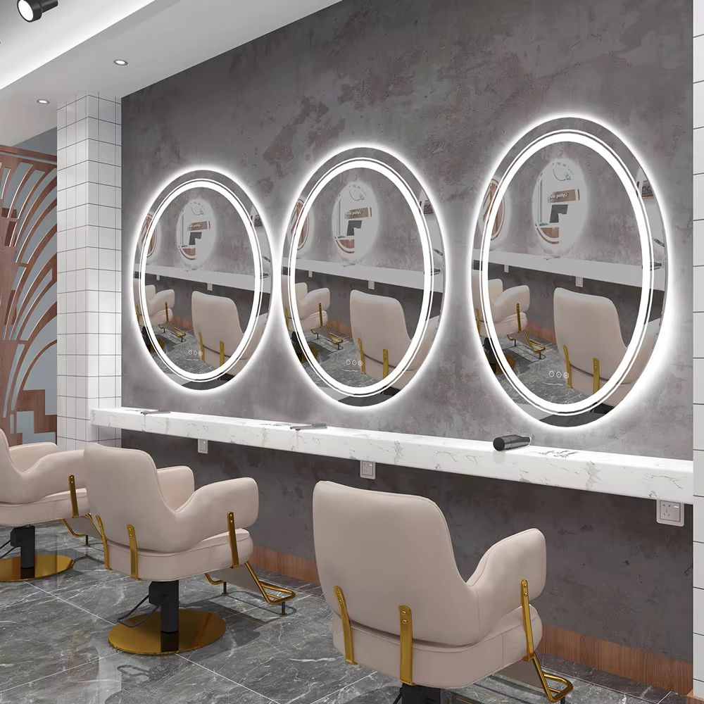 Frameless Oval Illuminated Bathroom Mirror - The Grand Bazaar of Australia