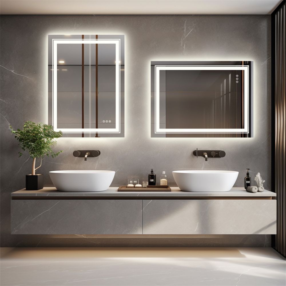 Dual-Light LED Makeup Mirror Crystal Clear & Flicker-Free - The Grand Bazaar of Australia