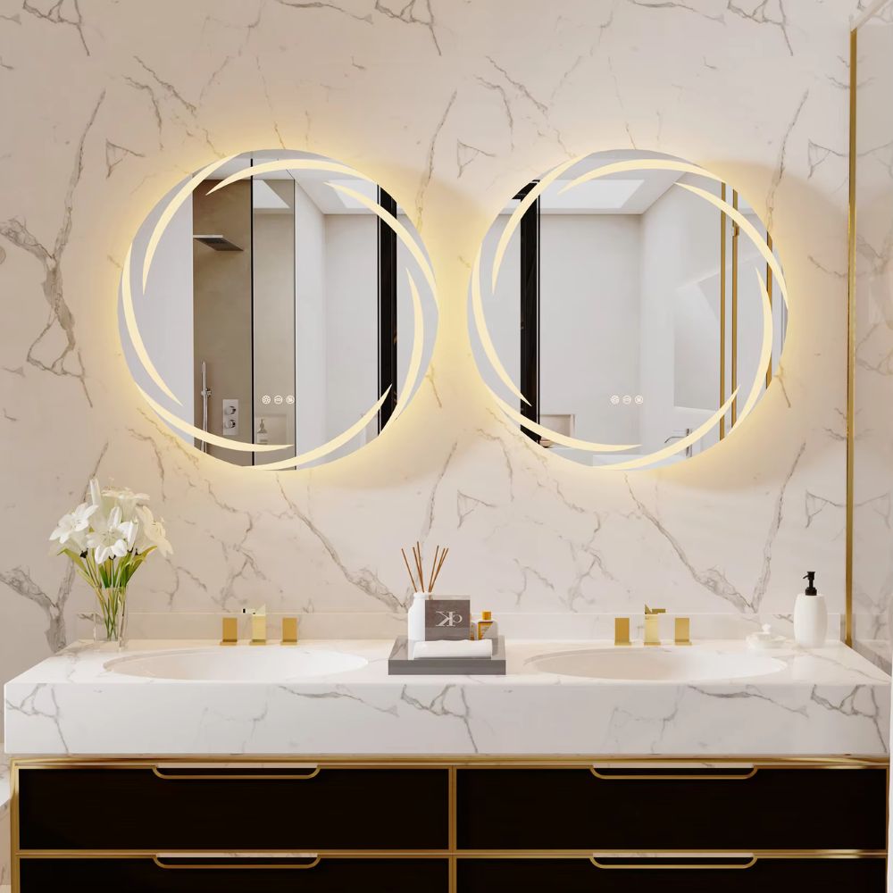 Backlit LED Bathroom Wall Mirror with Defogger - The Grand Bazaar of Australia
