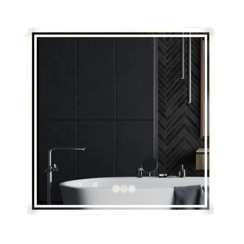 Square LED Wall Mounted Bathroom Mirror - The Grand Bazaar of Australia