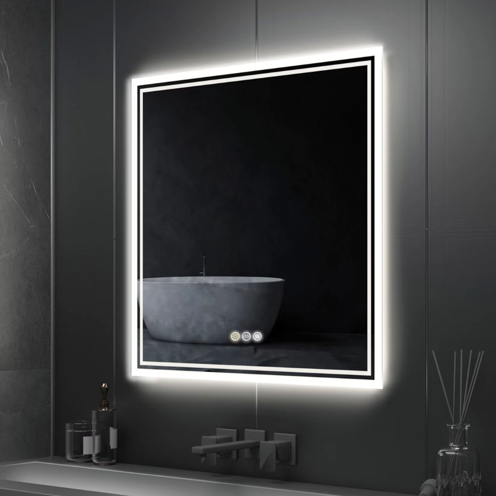 Square LED Wall Mounted Bathroom Mirror - The Grand Bazaar of Australia