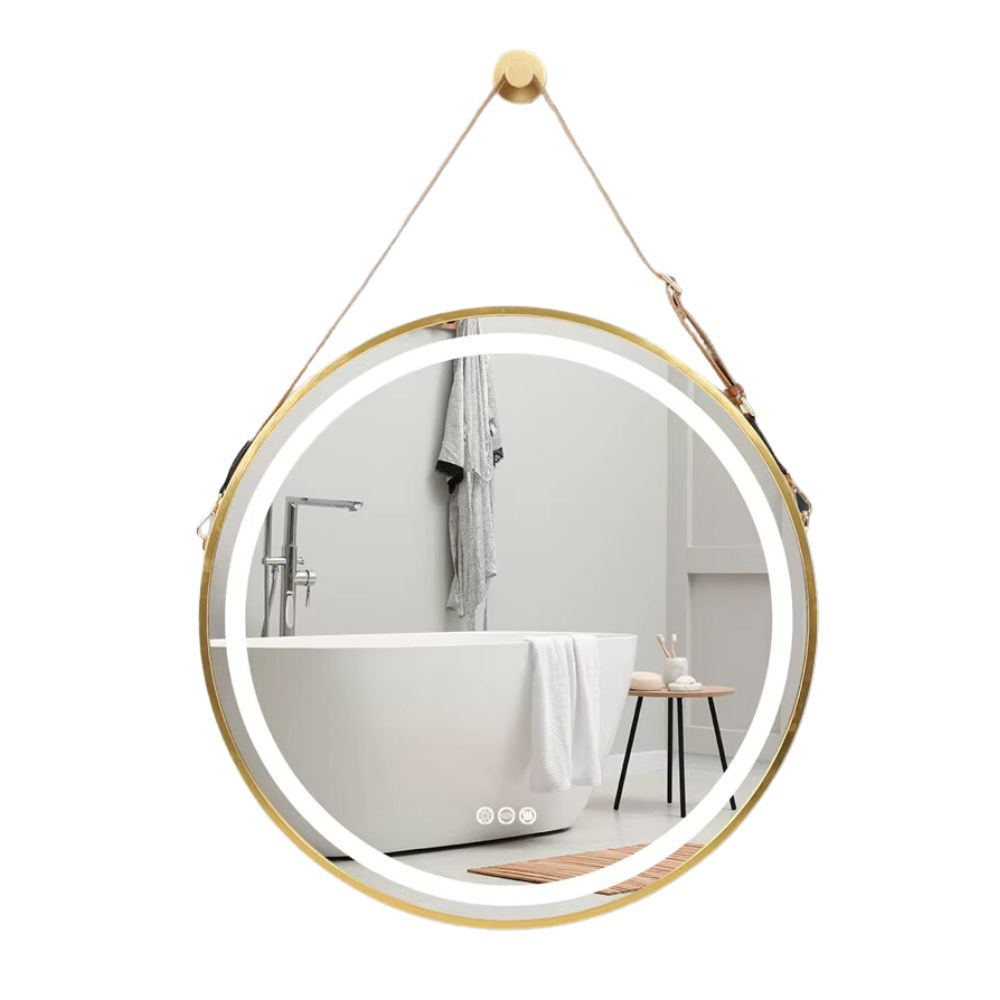 Stylish 32 LED Bathroom Mirror with Touch Sensor and Detachable Rope - The Grand Bazaar of Australia