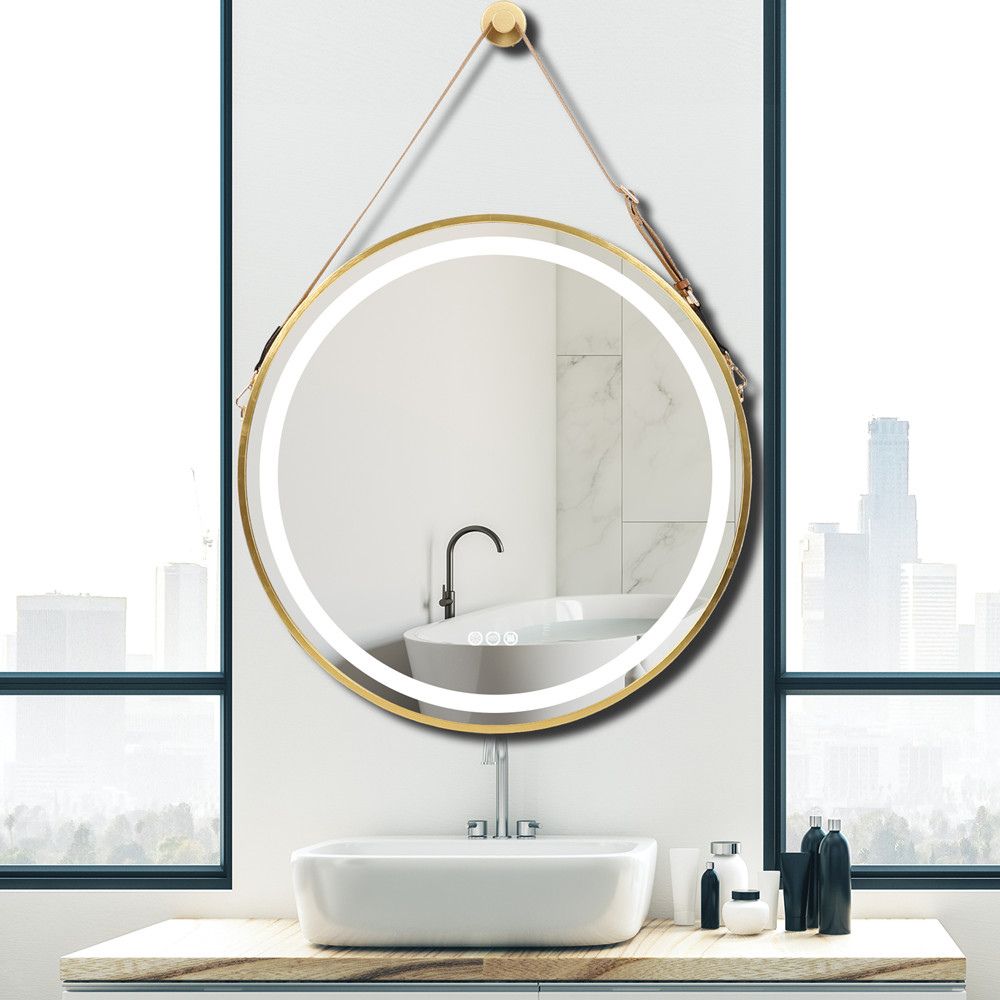 Stylish 32 LED Bathroom Mirror with Touch Sensor and Detachable Rope - The Grand Bazaar of Australia