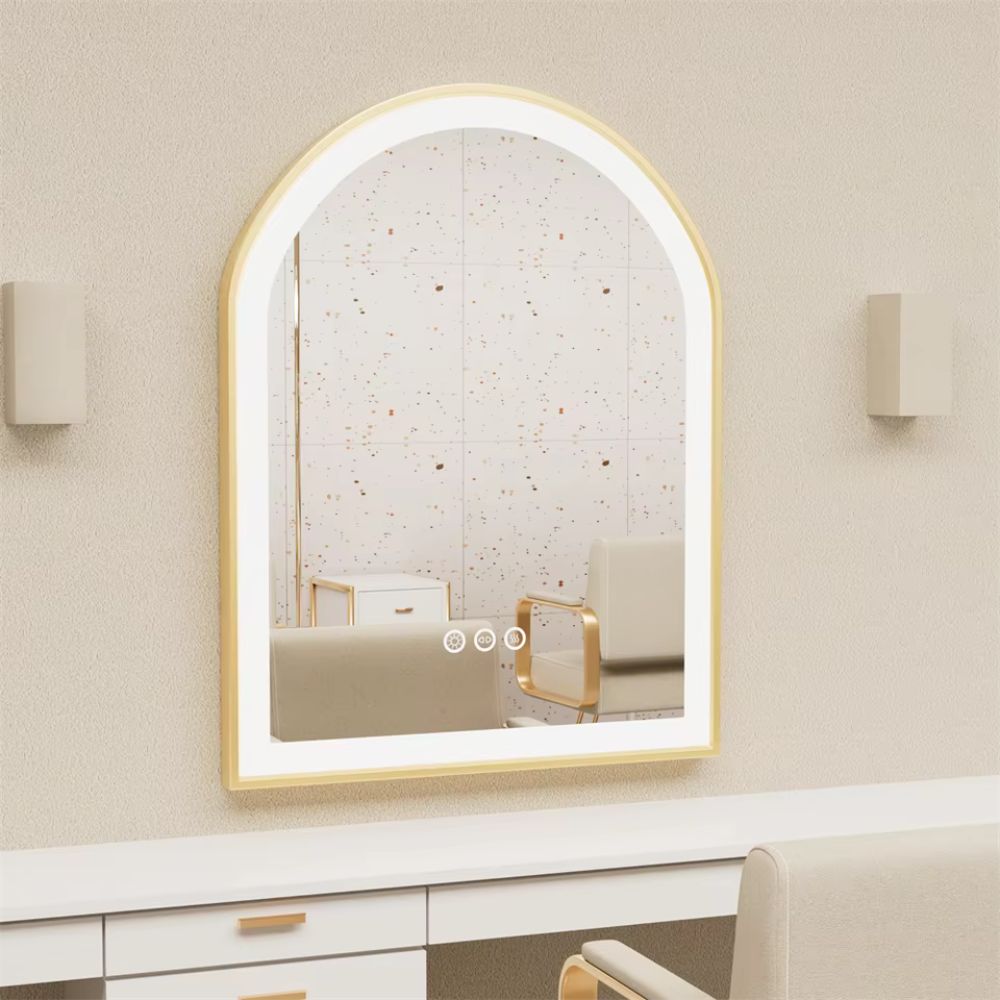Arch Framed LED Bathroom Mirror with Demister - The Grand Bazaar of Australia