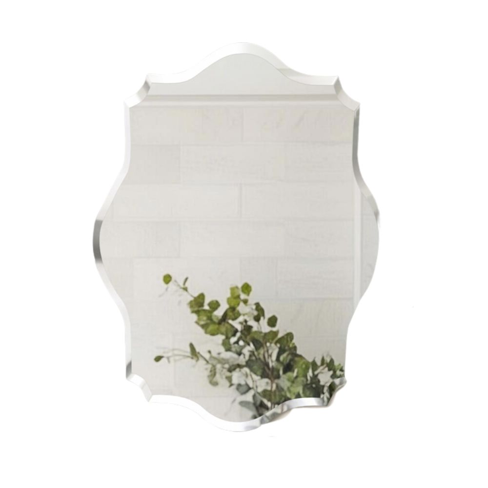 Asymmetrical Frameless Wall Mirror with Beveled Edge - The Grand Bazaar of Australia