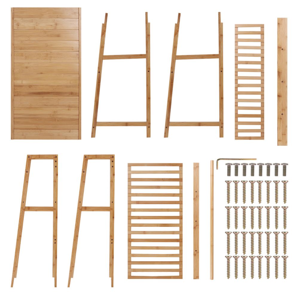 Bamboo Garment Rack for Heavy-Duty Clothing Storage - The Grand Bazaar of Australia
