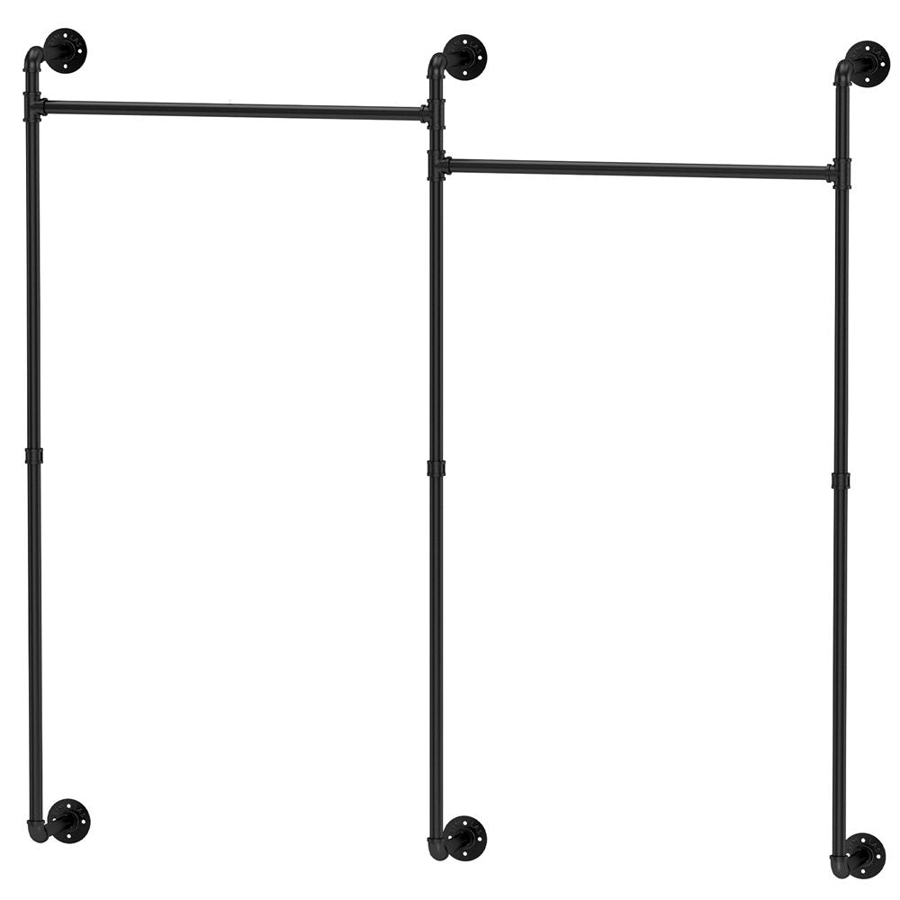 Premium Wall Mount Garment Rack for Stylish and Organized Wardrobe - The Grand Bazaar of Australia