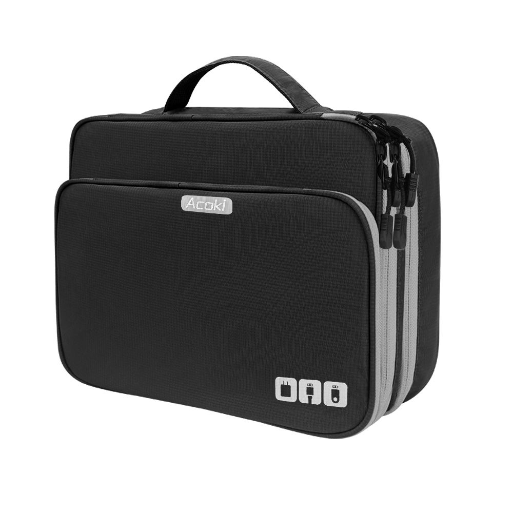 Large Capacity Electronic Accessories Organizer with iPad Pocket - The Grand Bazaar of Australia