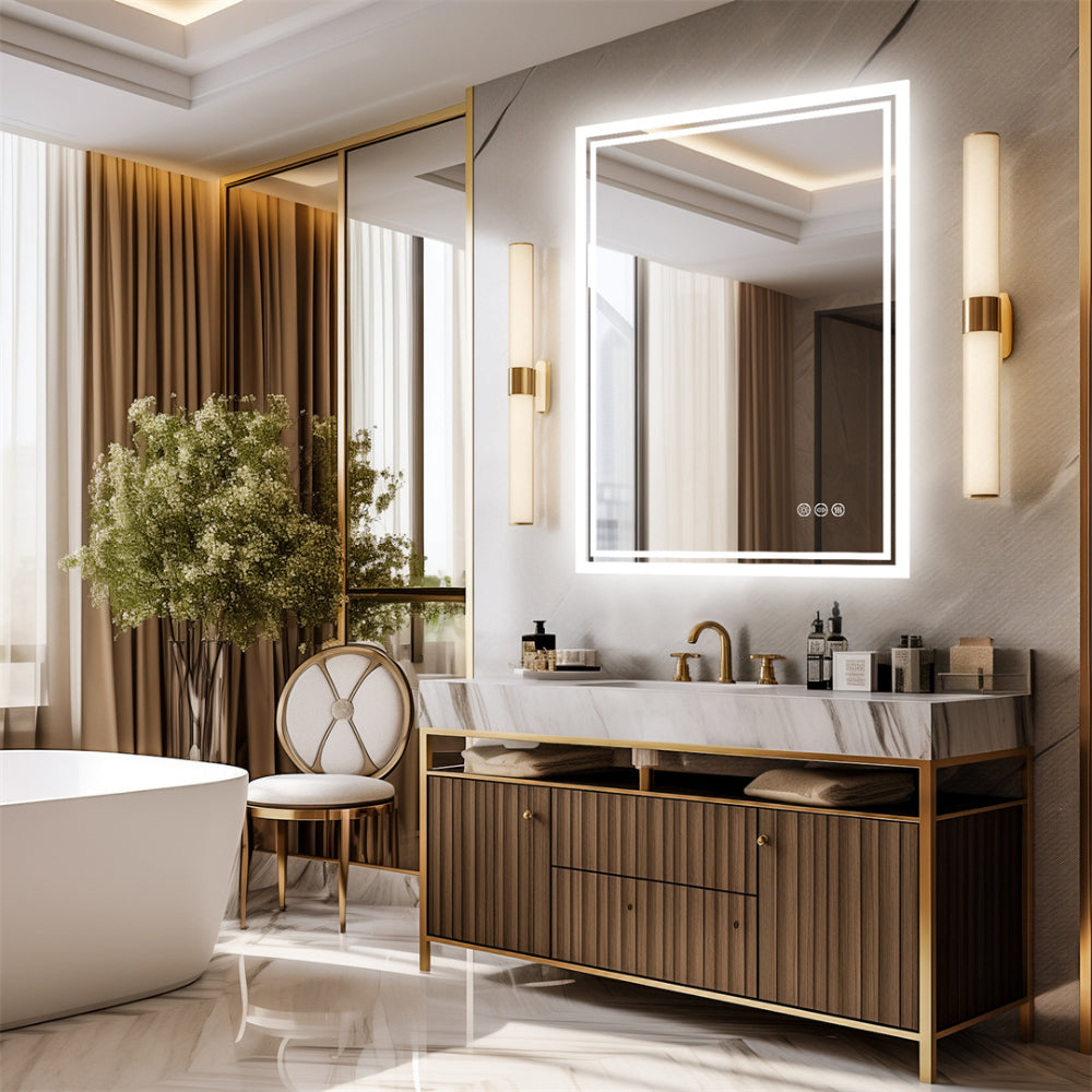 28x36 Backlit Bathroom Mirror - The Grand Bazaar of Australia