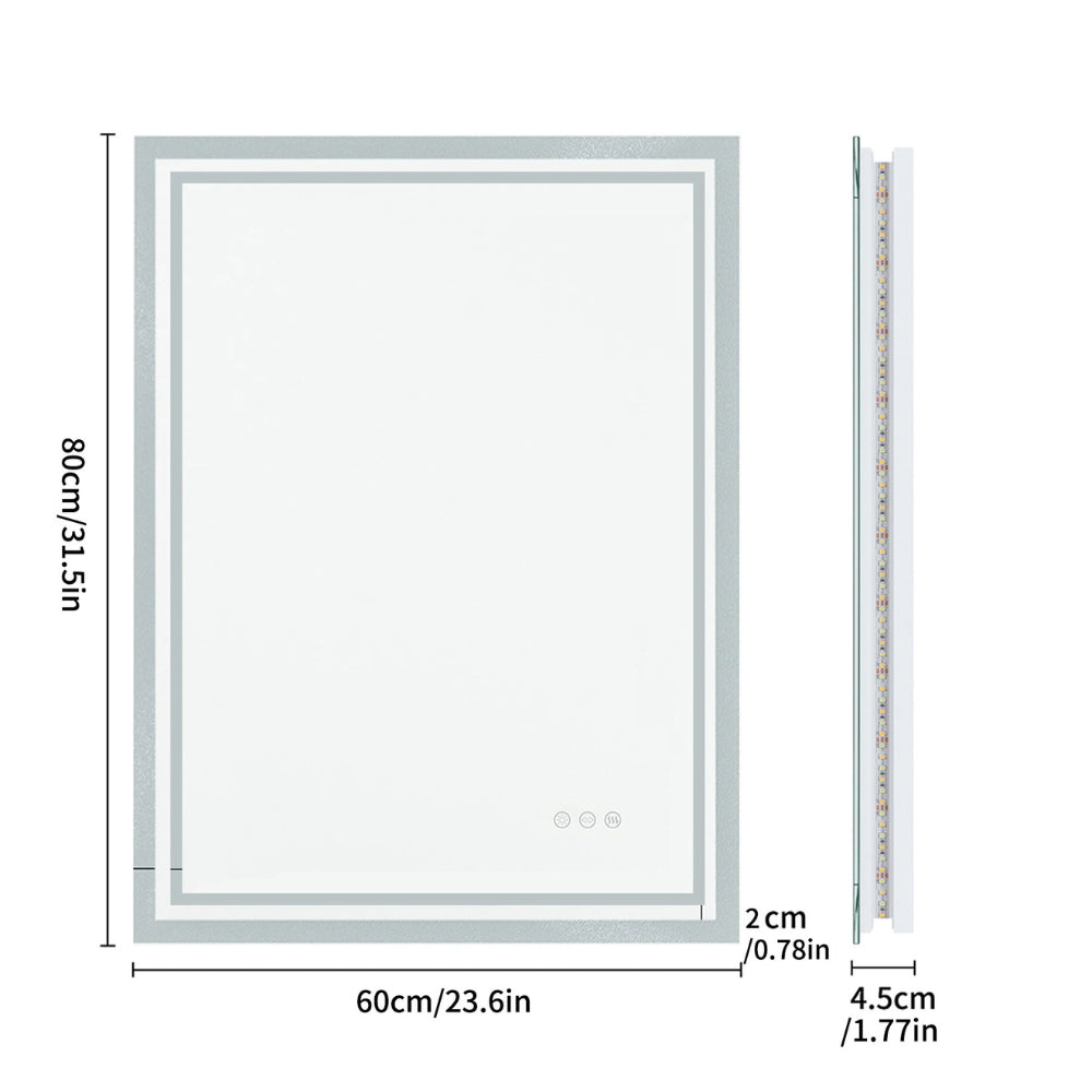 28x36 Backlit Bathroom Mirror - The Grand Bazaar of Australia