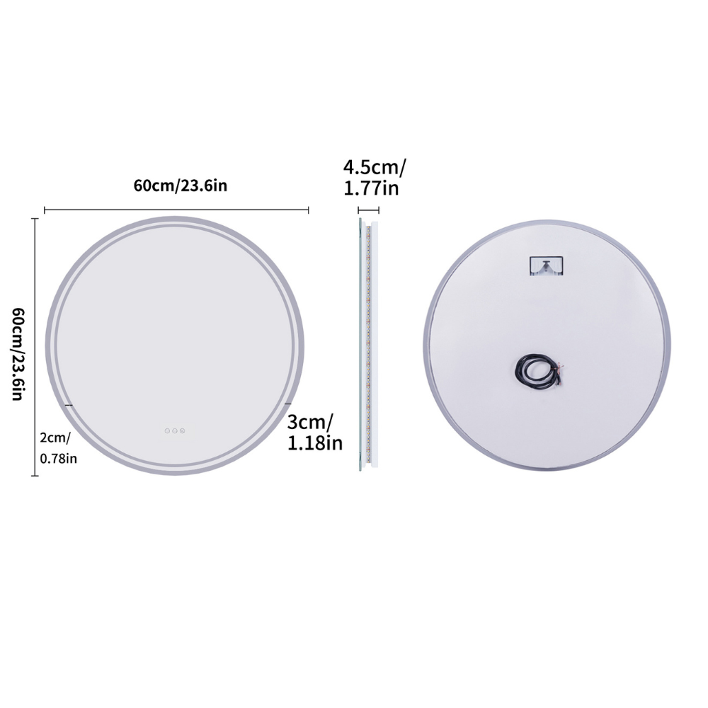 Smart Round Bathroom Mirror - The Grand Bazaar of Australia