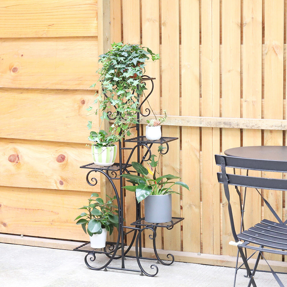 5 Tier Metal Plant Stand Shelf Anti Rust Iron Garden Flower Pot - The Grand Bazaar of Australia