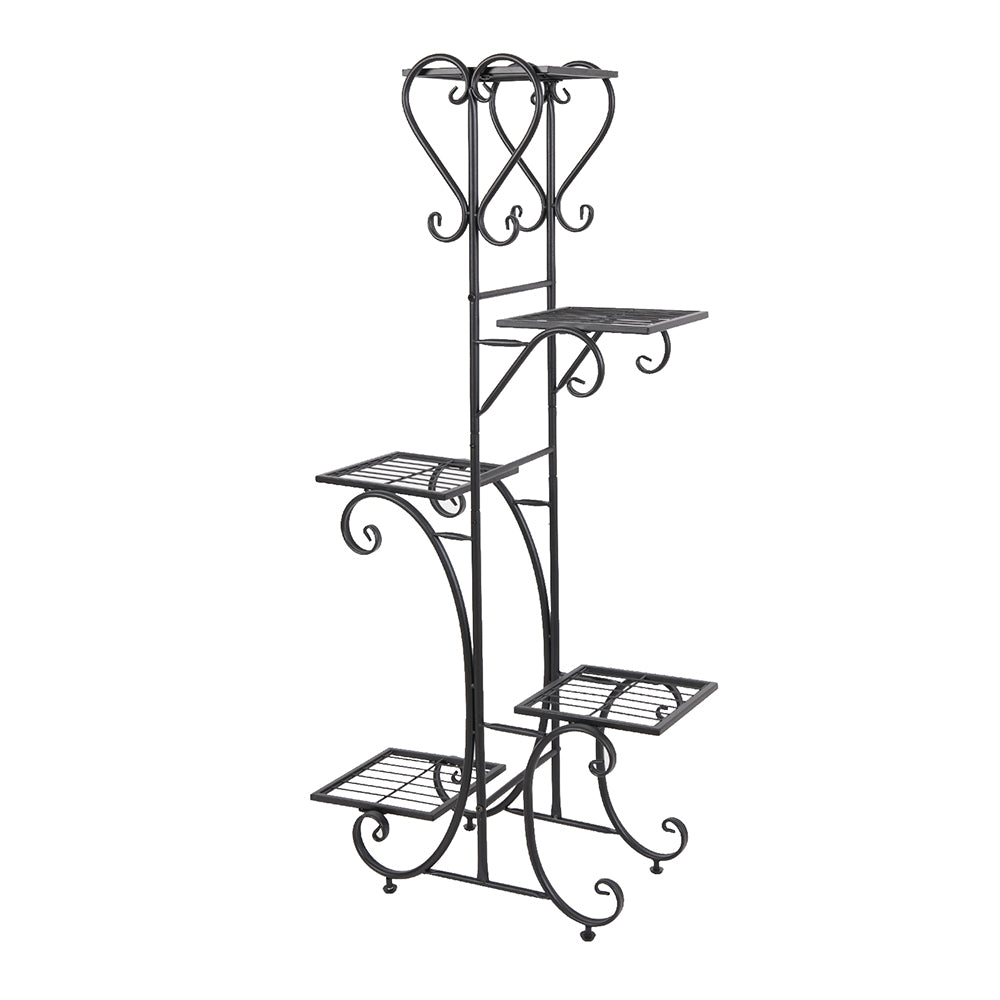 5 Tier Metal Plant Stand Shelf Anti Rust Iron Garden Flower Pot - The Grand Bazaar of Australia
