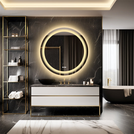 Waterproof Round Design Smart LED Bathroom Mirror - The Grand Bazaar of Australia