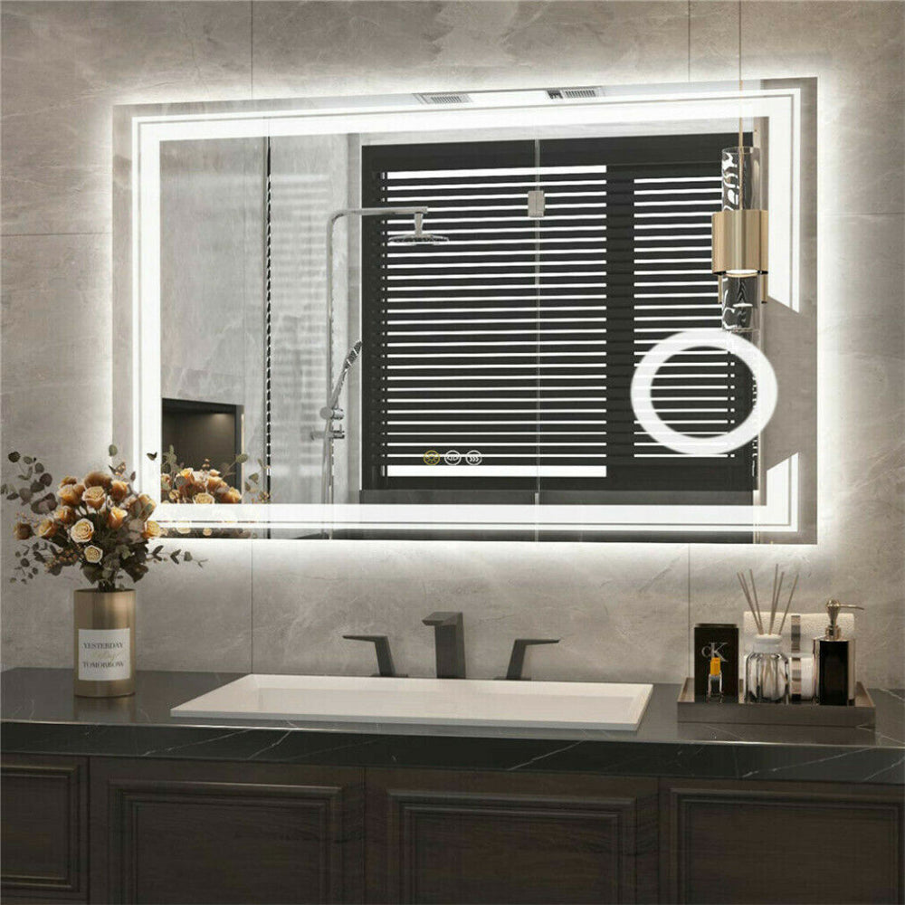 Stylish LED Wall Mounted Magnifying Mirror - The Grand Bazaar of Australia