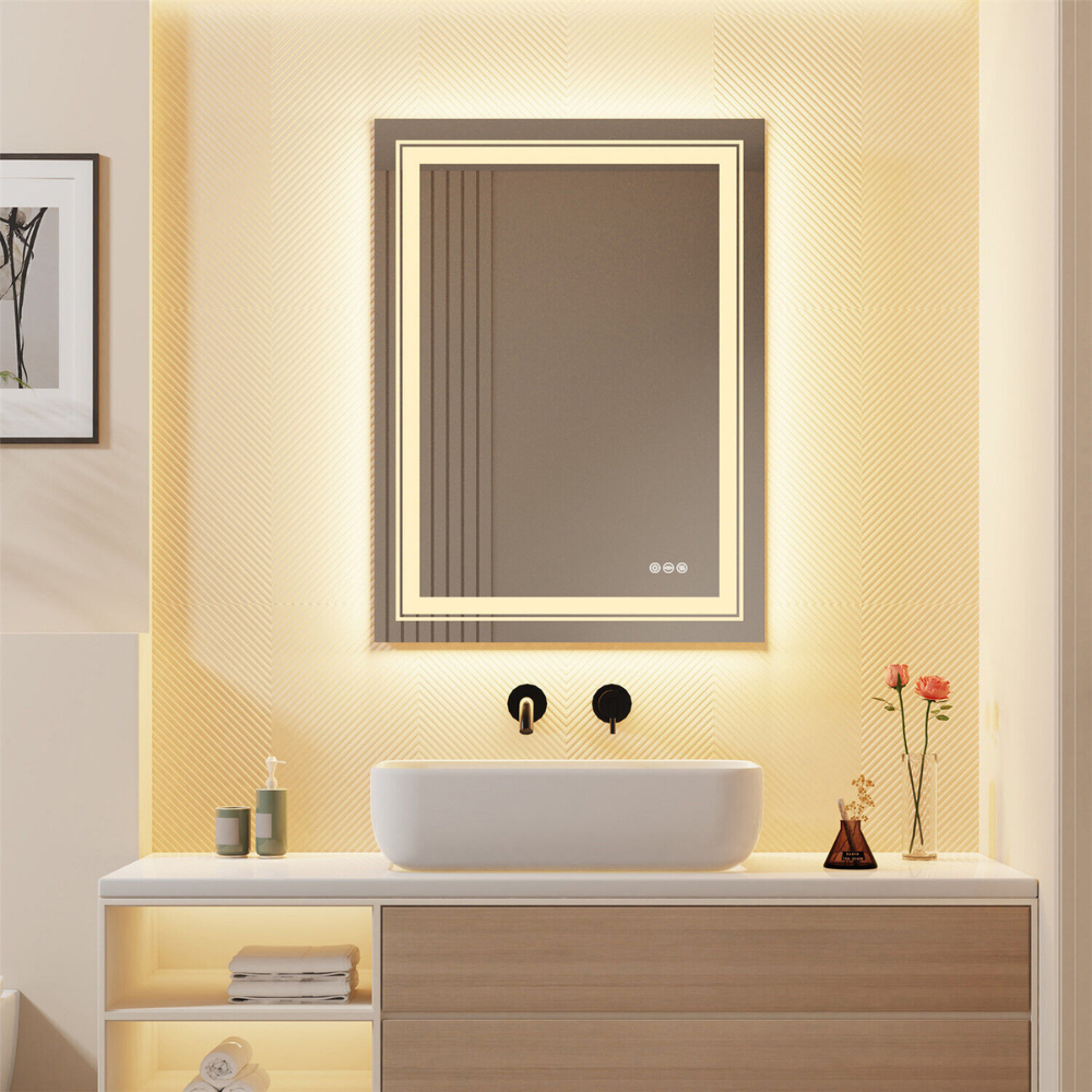 Stylish LED Wall Mounted Magnifying Mirror - The Grand Bazaar of Australia