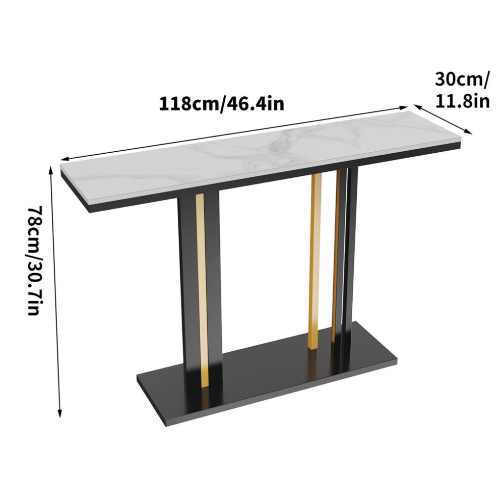 Stylish Marble Console Table for Living Room - The Grand Bazaar of Australia