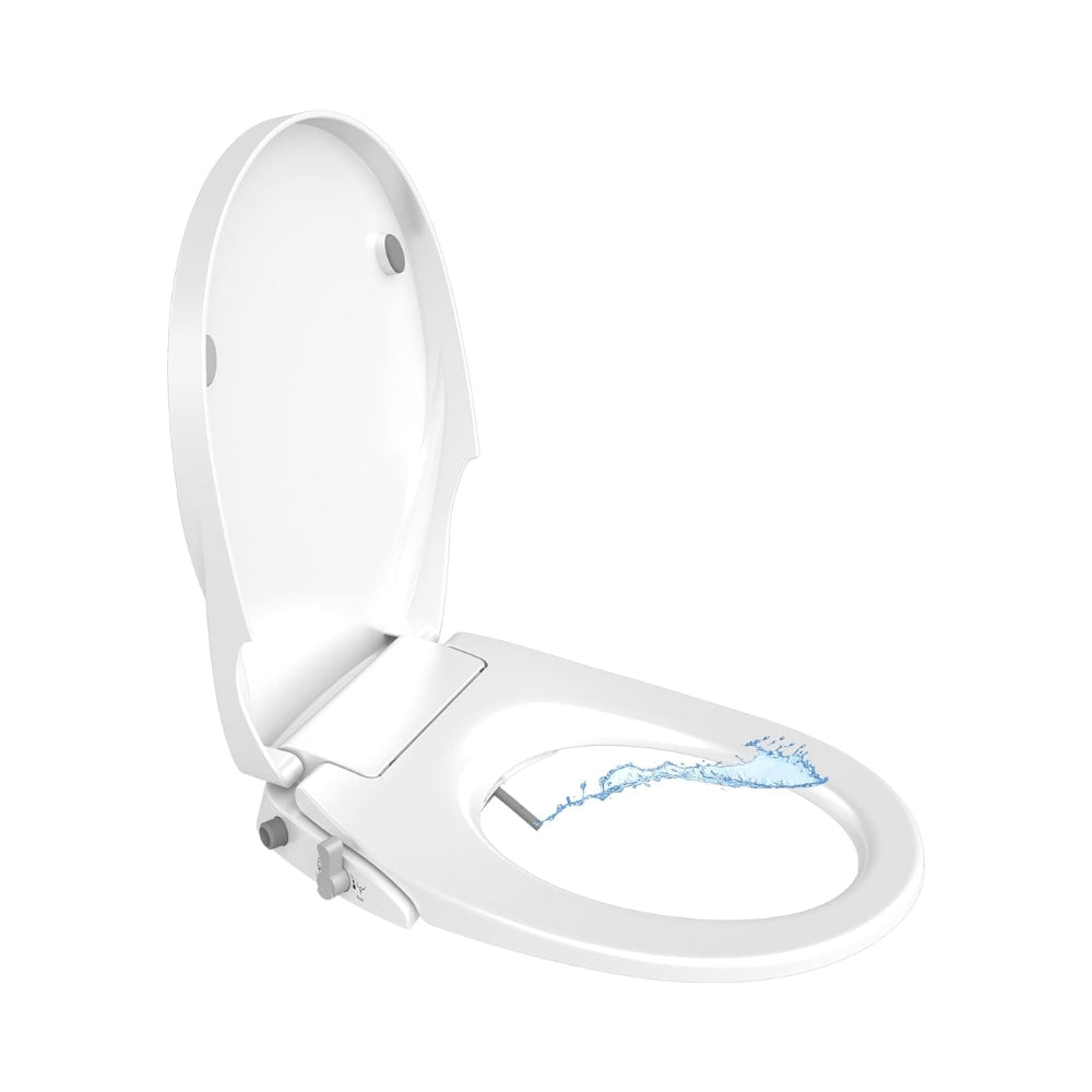 Non Electric Bidet Toilet Seat O Cover Bathroom Dual Nozzle Spray Water Wash - The Grand Bazaar of Australia