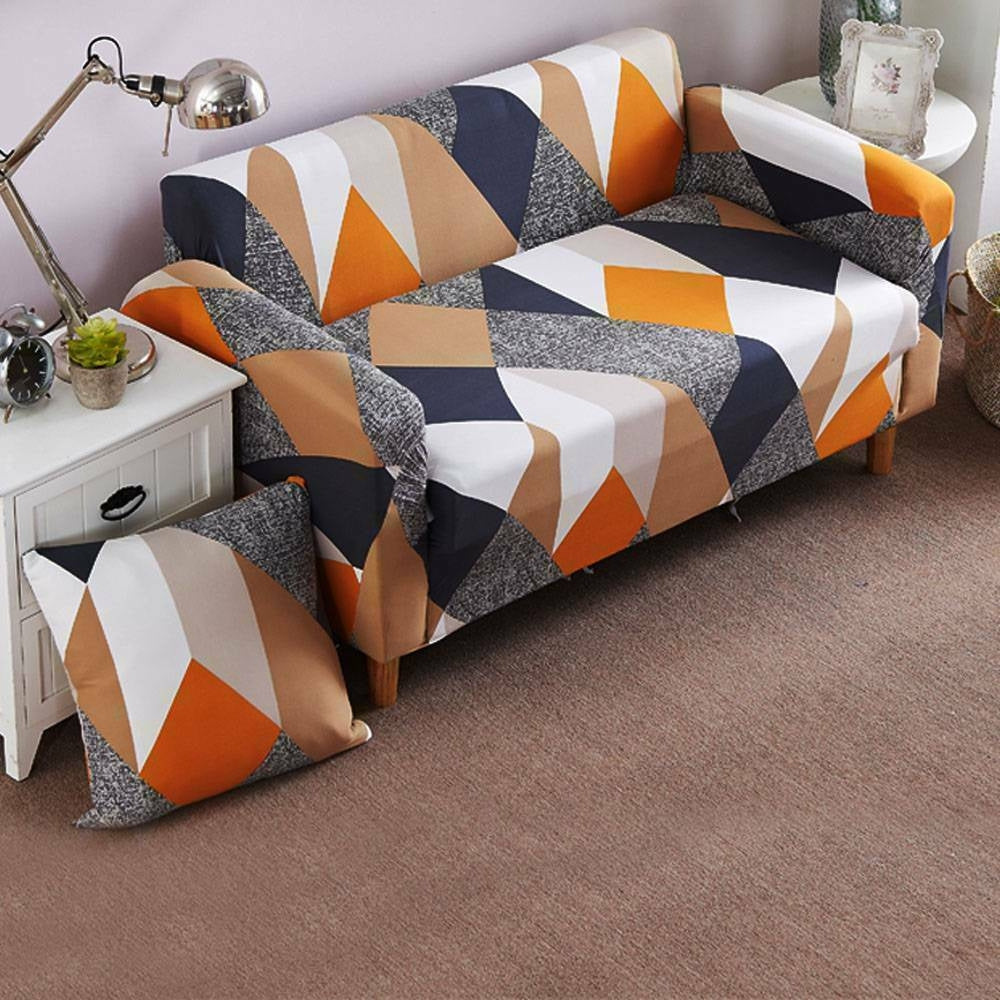 2 Seater Sofa Stretchable Non Slip Flexible Spandex Protector - The Grand Bazaar of Australia