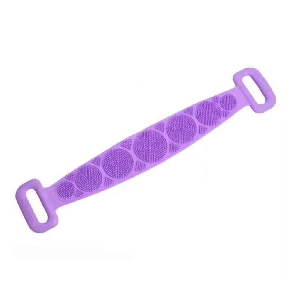 Bath Towel Silicone Exfoliating Back Strap Scrub Shower Body Scrubber - The Grand Bazaar of Australia