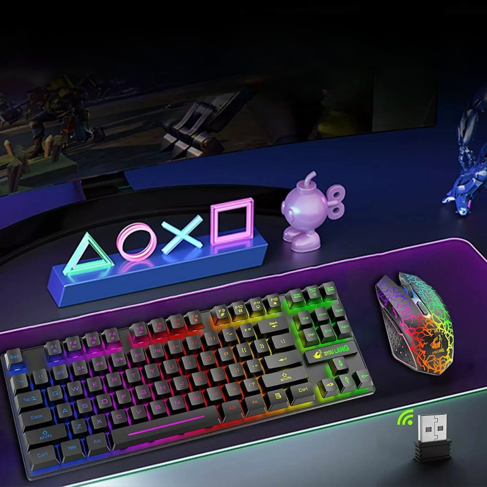 Wireless Mechanical Gaming Keyboard and Mouse Combo - The Grand Bazaar of Australia