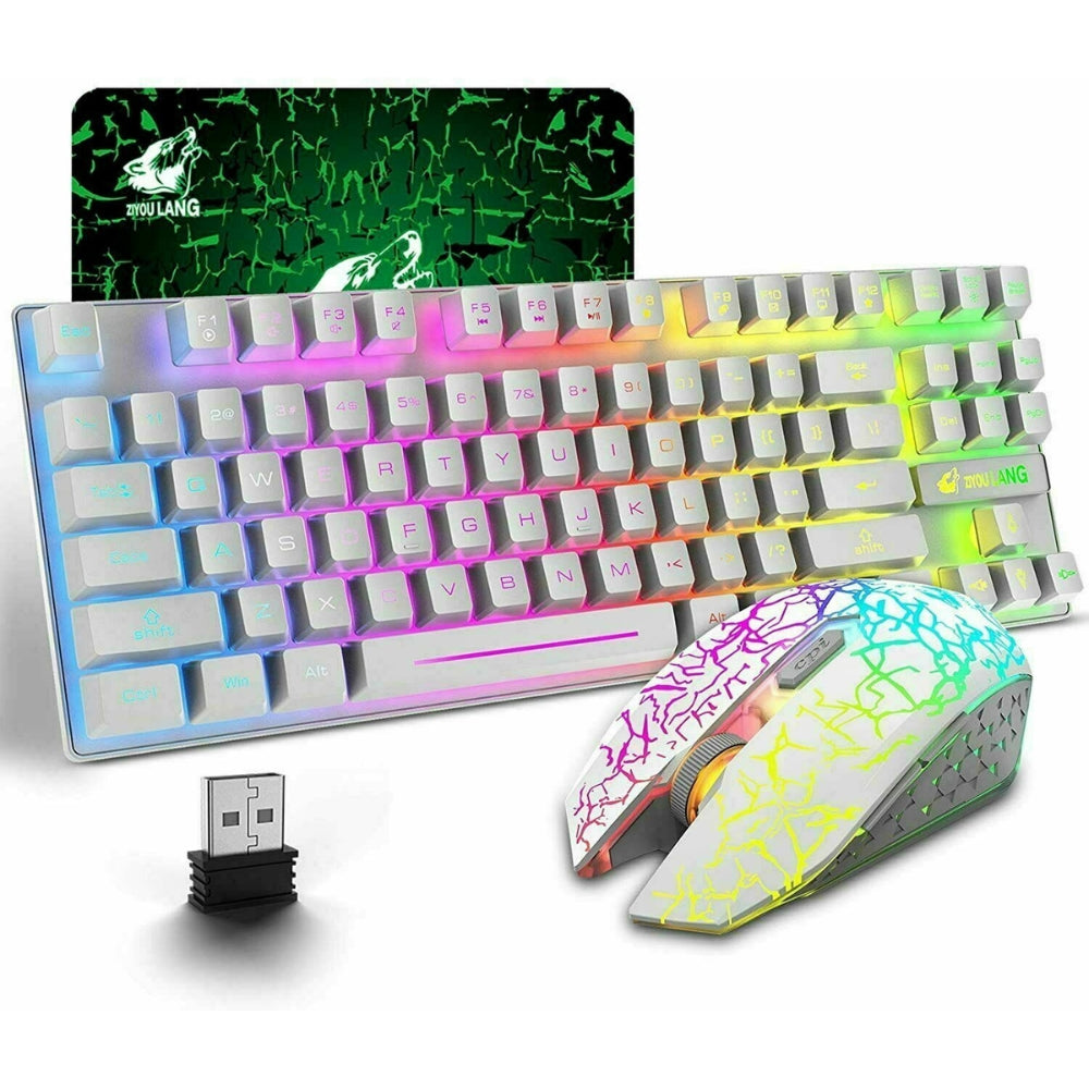 Wireless Mechanical Gaming Keyboard and Mouse Combo - The Grand Bazaar of Australia