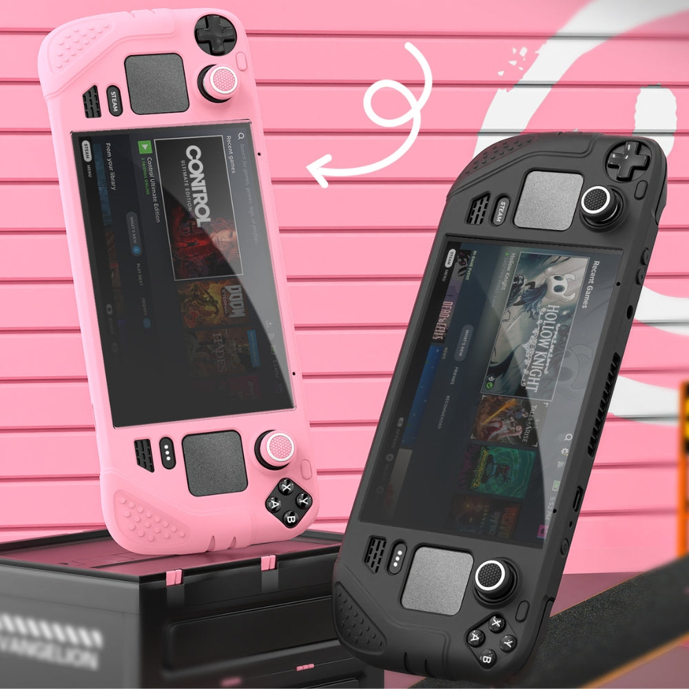 9in1 Protective Case Set For Steamdeck OLED Anti-slip Silicone Case - The Grand Bazaar of Australia