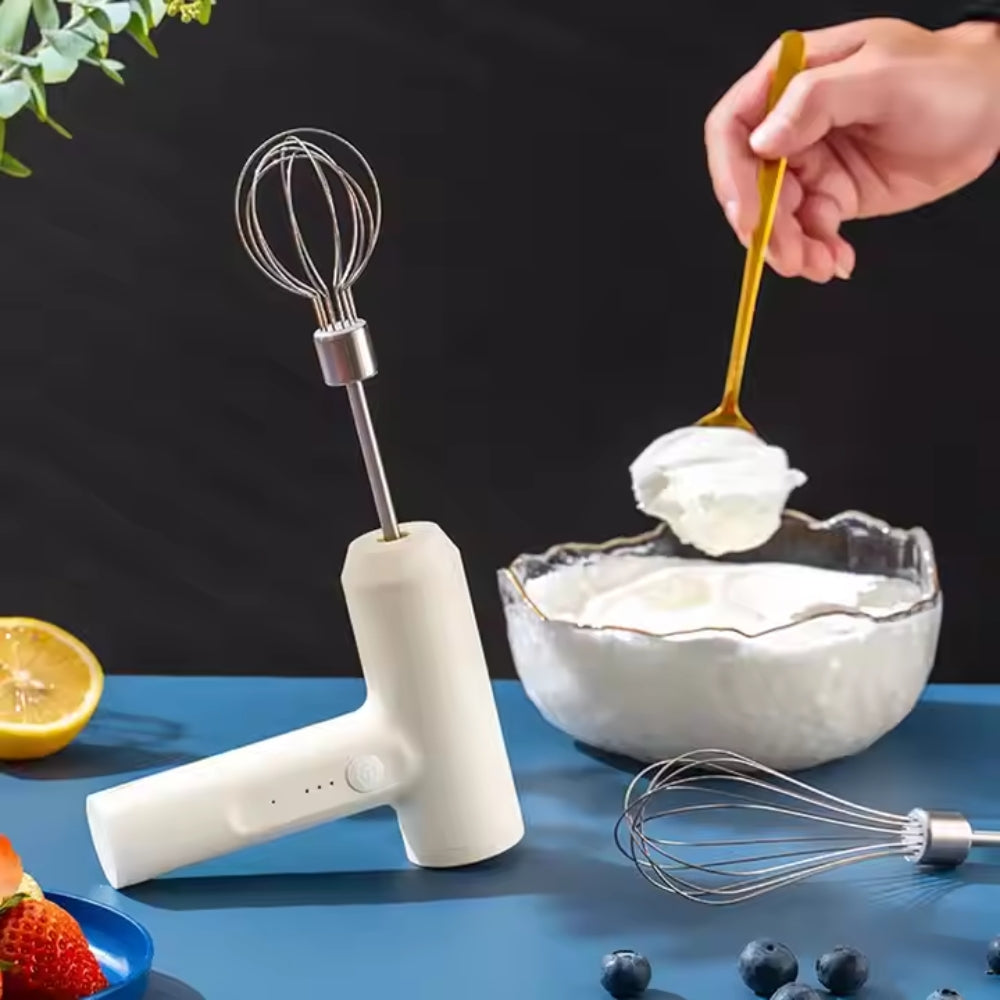 Wireless Electric Food Mixer Portable 3 Speeds Egg Beater - The Grand Bazaar of Australia