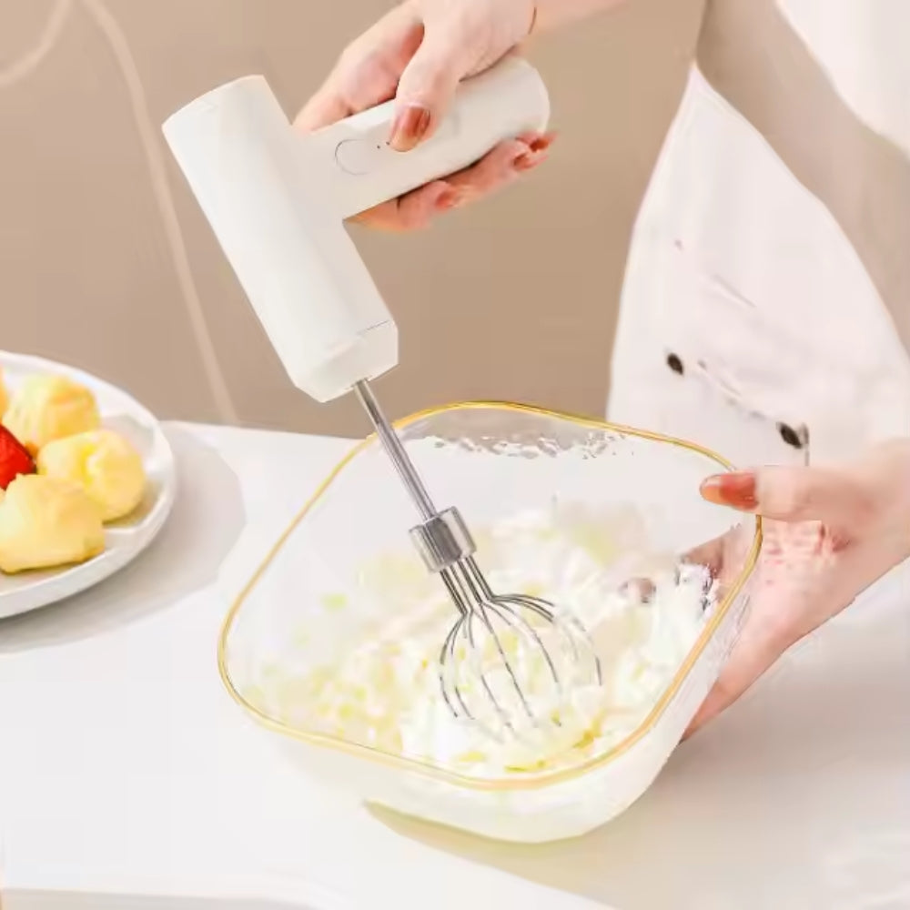 Wireless Electric Food Mixer Portable 3 Speeds Egg Beater - The Grand Bazaar of Australia