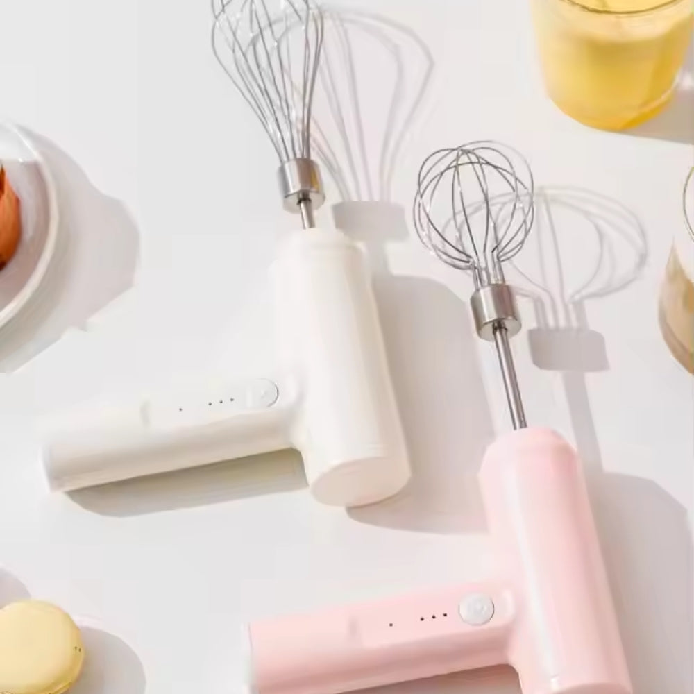 Wireless Electric Food Mixer Portable 3 Speeds Egg Beater - The Grand Bazaar of Australia