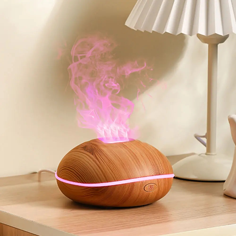 Fire Flame Aromatherapy Diffuser Humidifier with 7 Flames Effect - The Grand Bazaar of Australia