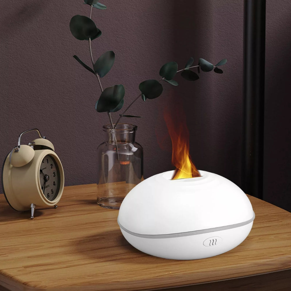 Fire Flame Aromatherapy Diffuser Humidifier with 7 Flames Effect - The Grand Bazaar of Australia