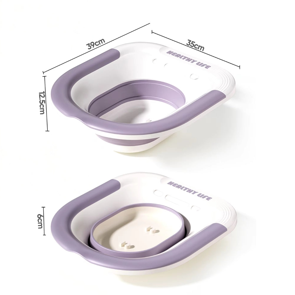 Portable Folding Toilet Sitz Bath For Toilet Seat - The Grand Bazaar of Australia