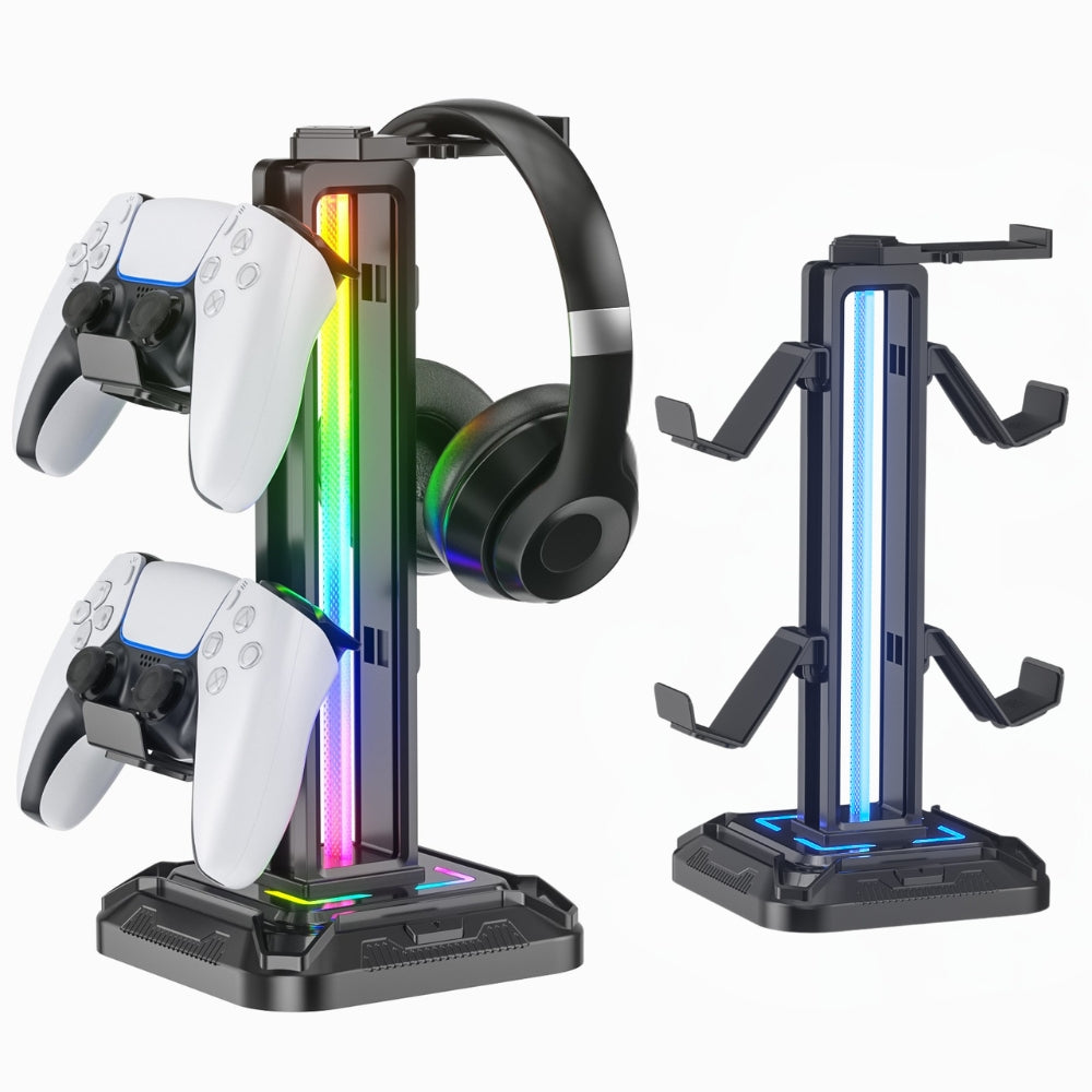 Controller Stand with 9 Light Modes Headset Holder for Desk Stand - The Grand Bazaar of Australia