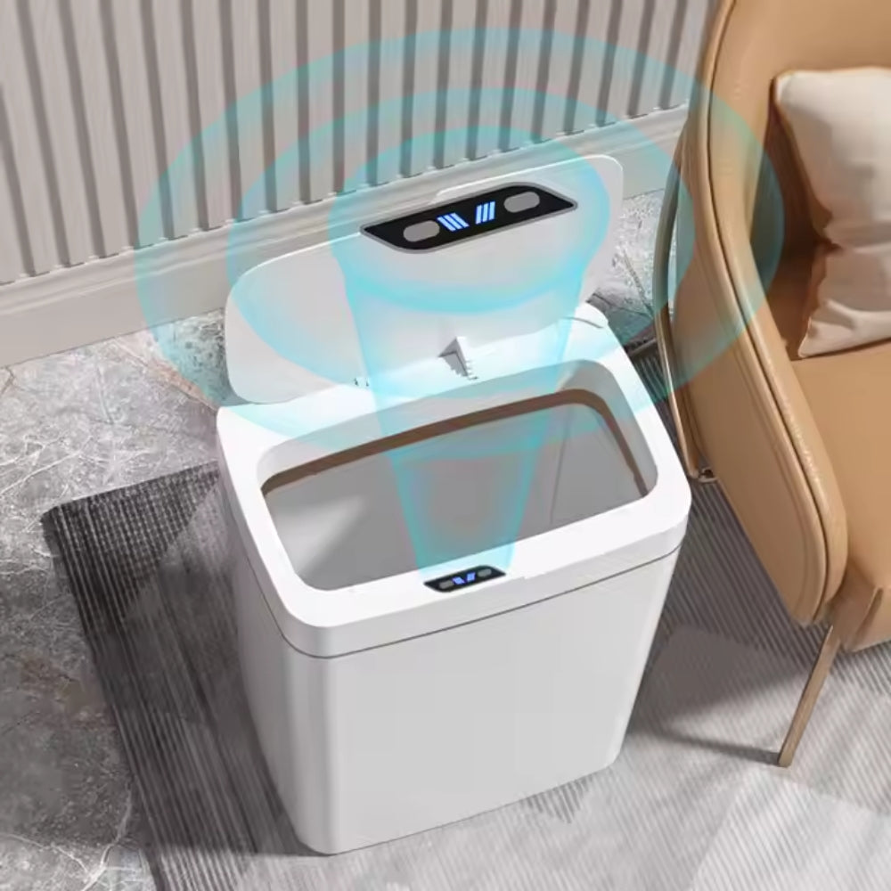 15L Smart Bathroom Trash Bin with Smart Lid - The Grand Bazaar of Australia