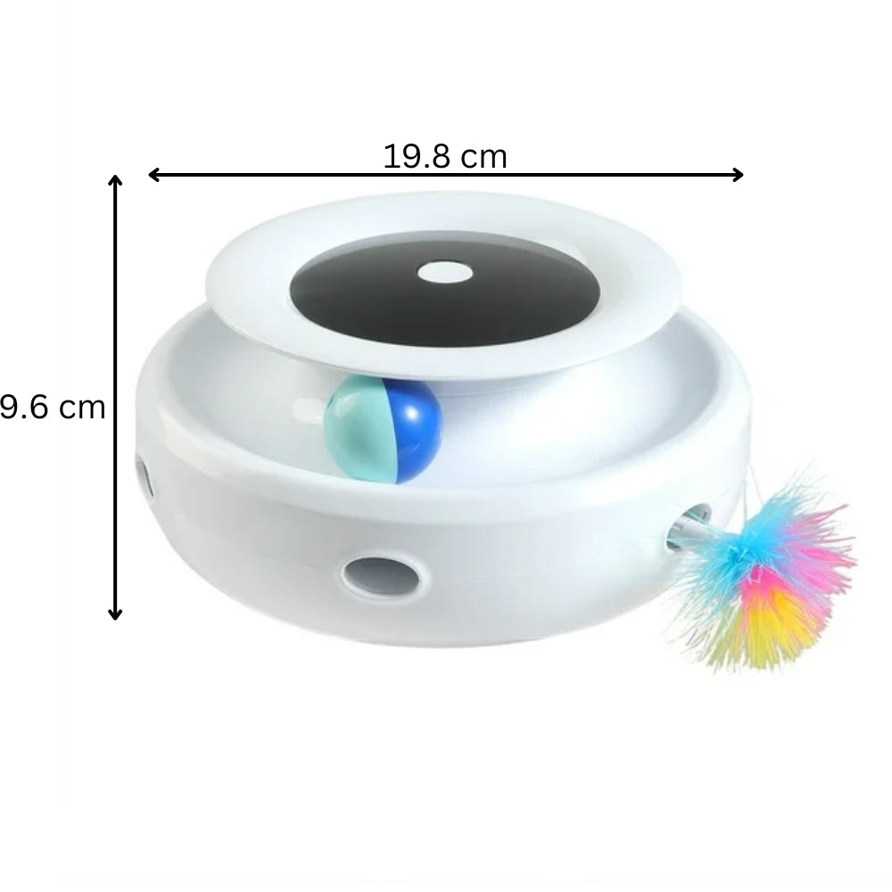 Electric Interactive Toy Pet Set 2 in 1 Smart Feather Fun Ball - The Grand Bazaar of Australia
