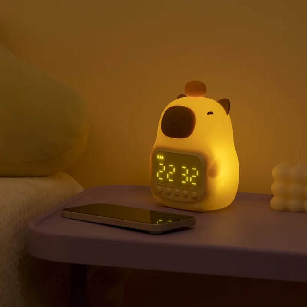 Capybara Night Light Children Alarm Clock Night Lamp - The Grand Bazaar of Australia