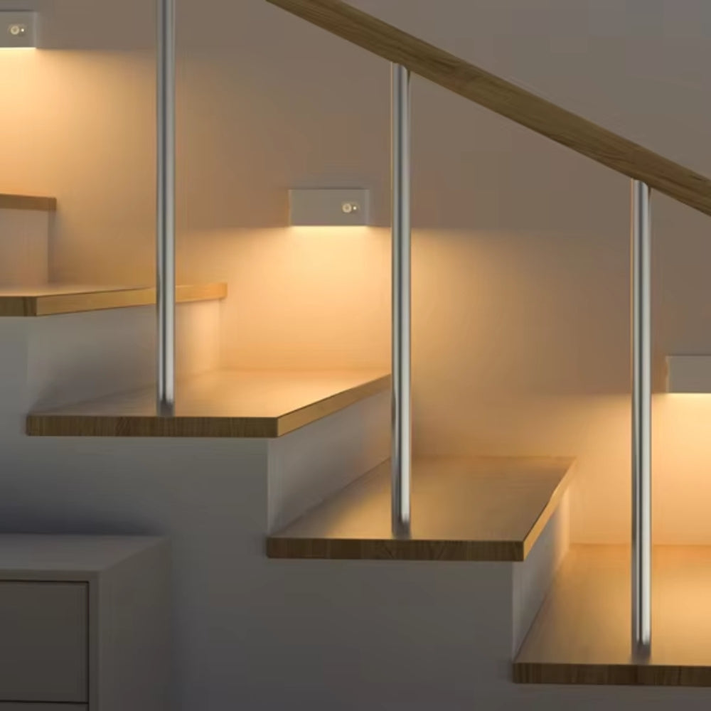 Motion Sensor Night Light Rechargeable Stair Light for Hallway Stairway - The Grand Bazaar of Australia