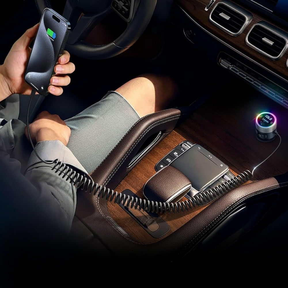 60W Car Wireless FM Transmitter with Car Charger - The Grand Bazaar of Australia