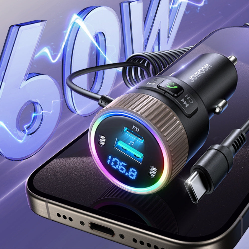 60W Car Wireless FM Transmitter with Car Charger - The Grand Bazaar of Australia
