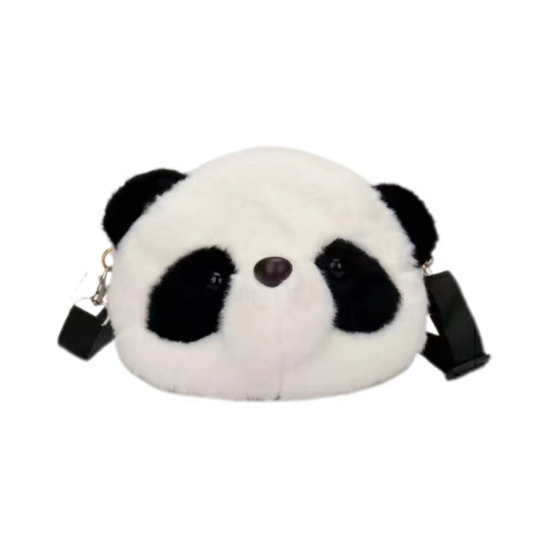 Cute Plush Panda Backpacks One Shoulder Diagonal Wallet - The Grand Bazaar of Australia