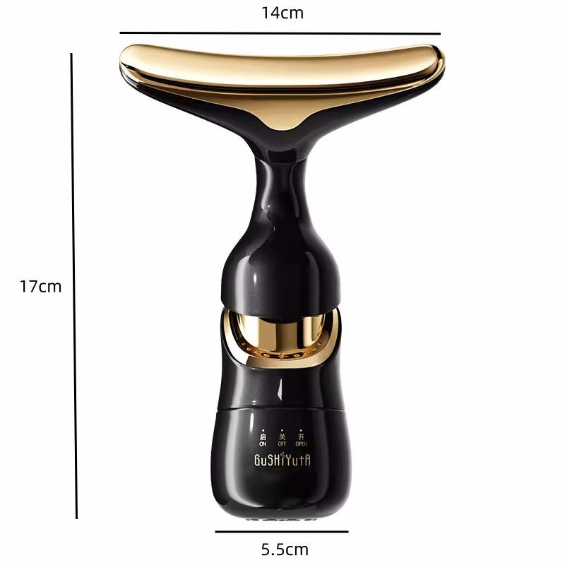 3 In 1 Face Massager Microcurrent Skin Rejuvenation Anti Aging Beauty Device - The Grand Bazaar of Australia