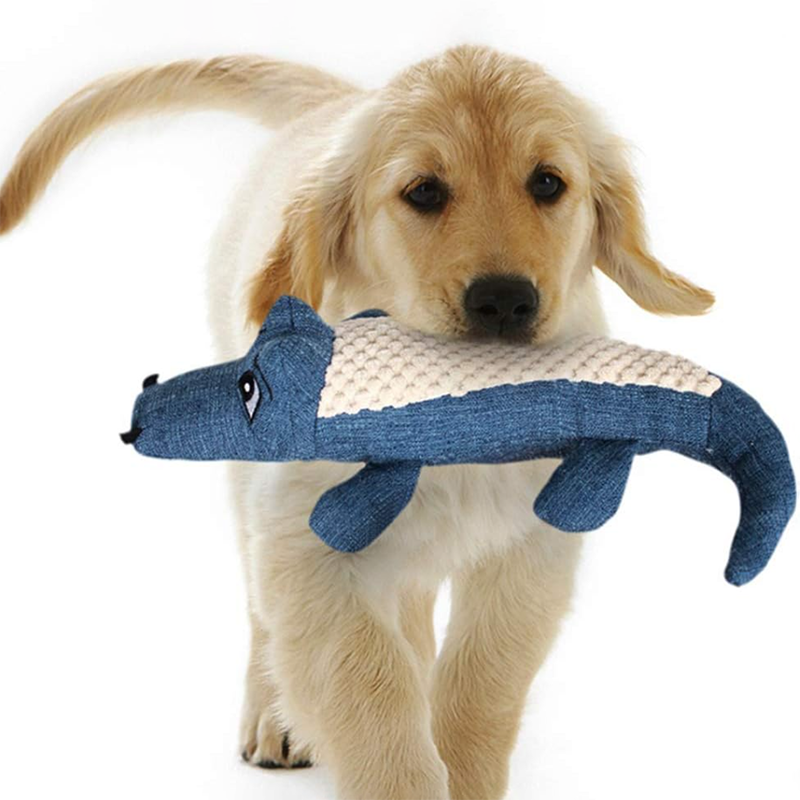 Interactive Plush Alligator Chew Toy for Dogs - The Grand Bazaar of Australia