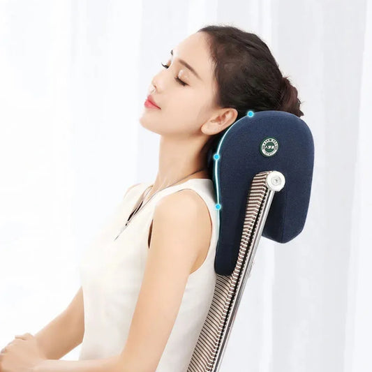 Memory Foam Neck Pillow for Comfortable Office Breaks Restful Naps and Travel - The Grand Bazaar of Australia