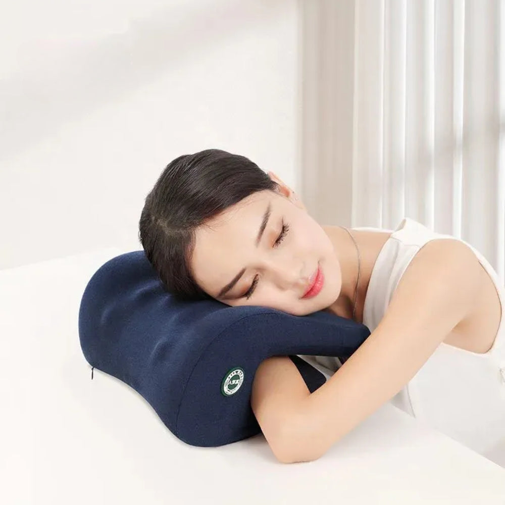 Memory Foam Neck Pillow for Comfortable Office Breaks Restful Naps and Travel - The Grand Bazaar of Australia