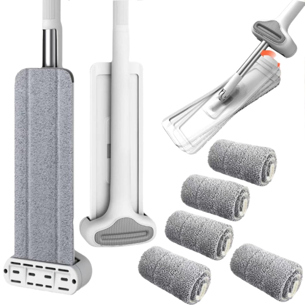 Hands-Free Floor Cleaning Flat Mop - The Grand Bazaar of Australia