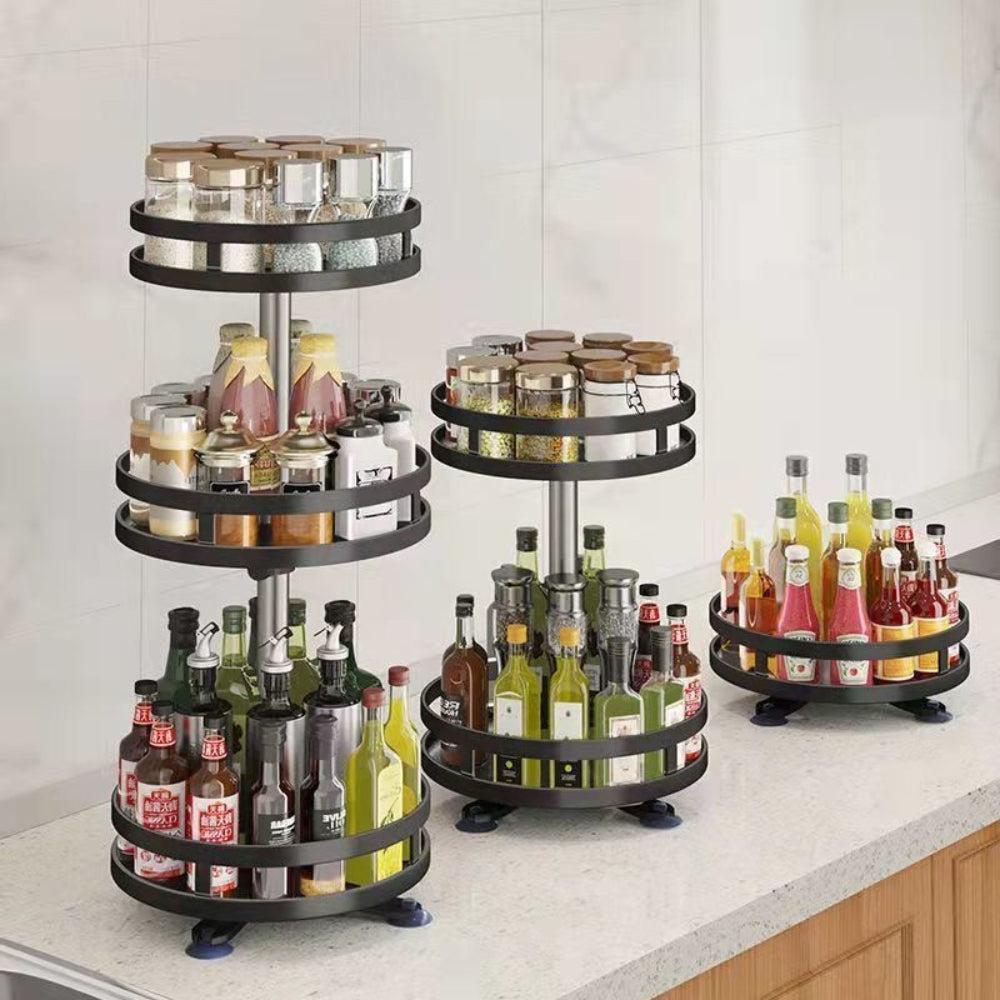 360 Degree Rotating Spice Rack Organizer for Kitchen - The Grand Bazaar of Australia