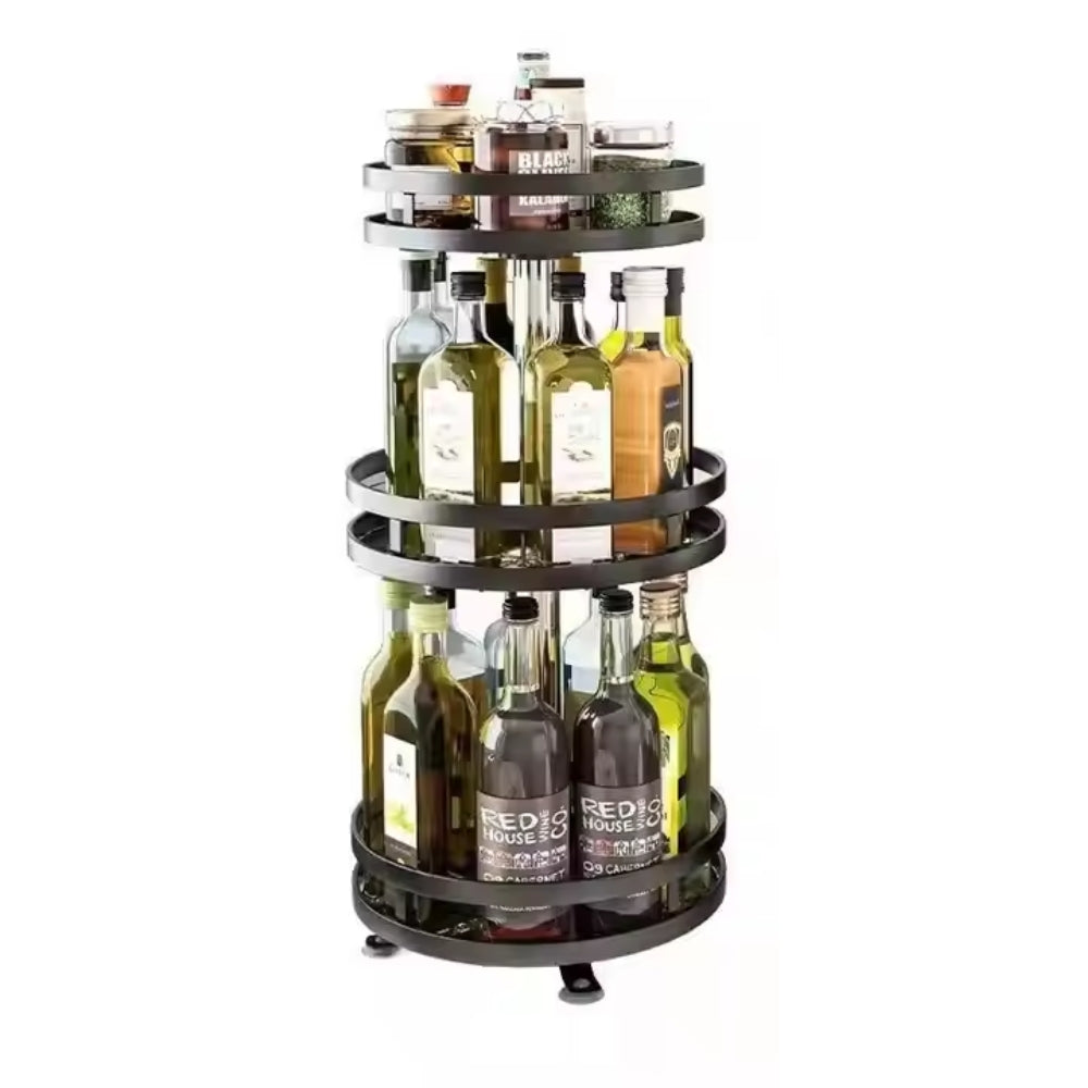 360 Degree Rotating Spice Rack Organizer for Kitchen - The Grand Bazaar of Australia